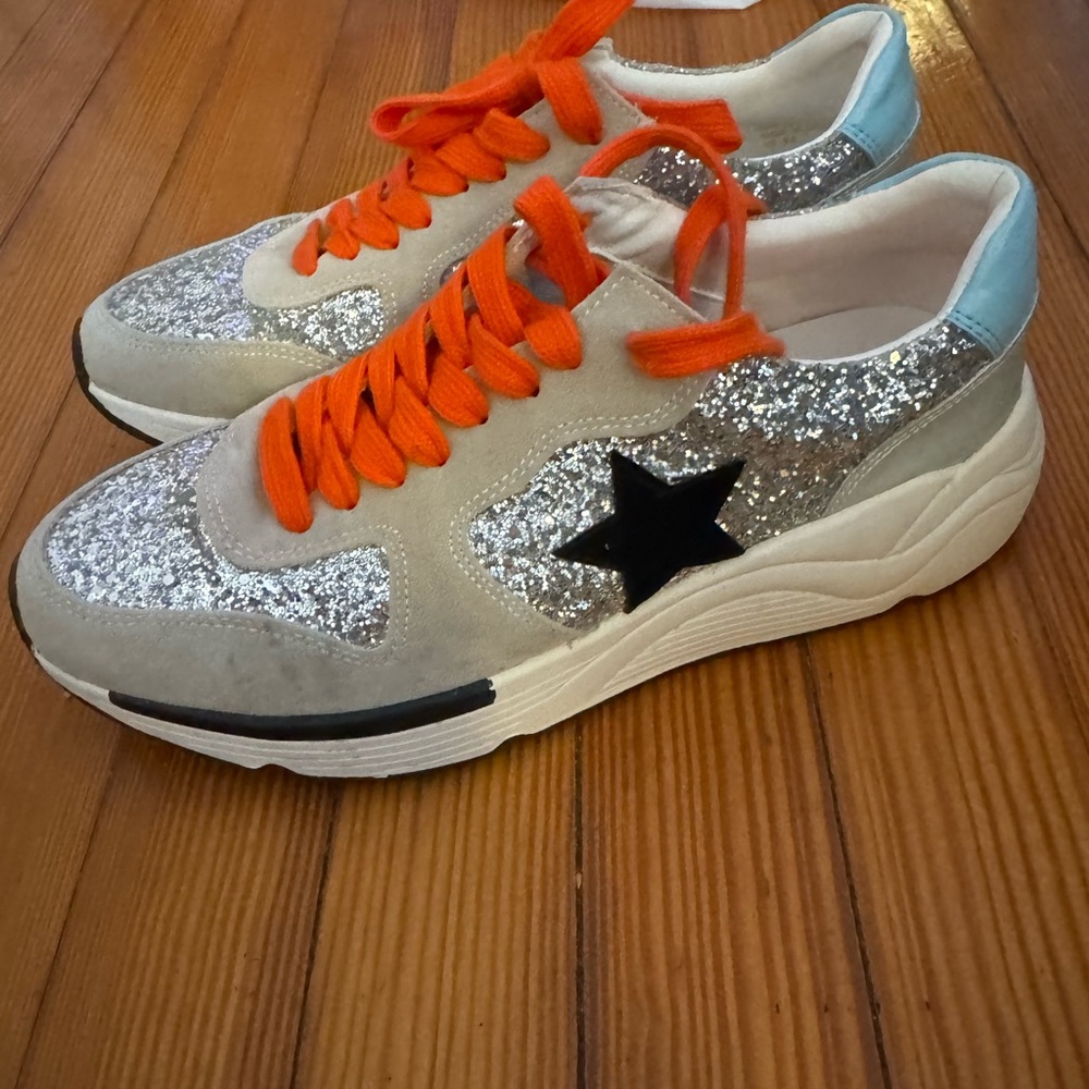 White Raven Quincy Glitter Sneaker - Picture 8 of 10